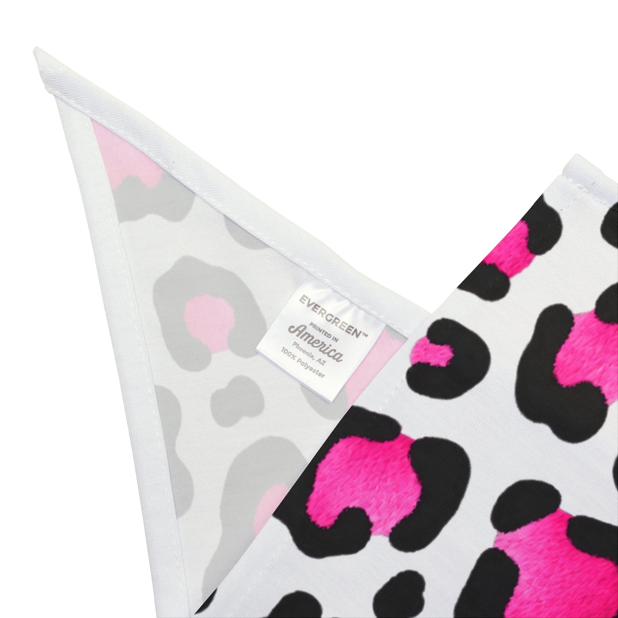 Pink Leopard Pet Bandana - Trendy Animal Print Dog & Cat Accessory