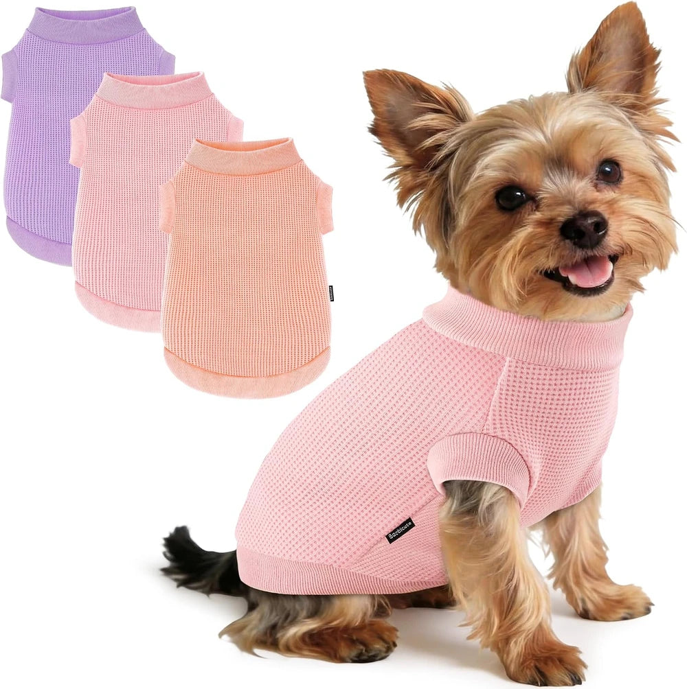 Waffle Knit Dog Shirt