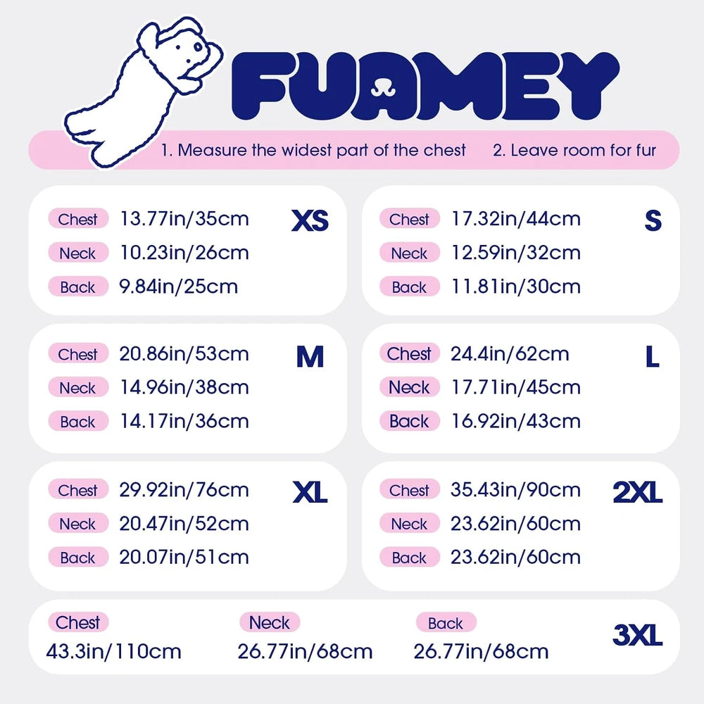 Fuamey Large Dog Winter Coat
