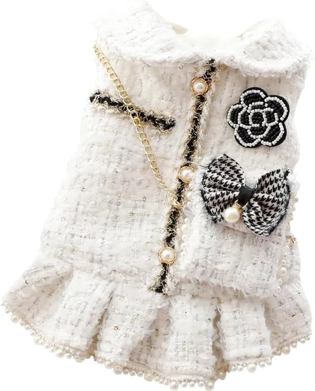 Tweed Dog Princess Dress