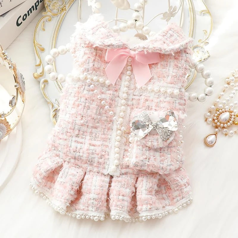 Tweed Dog Princess Dress