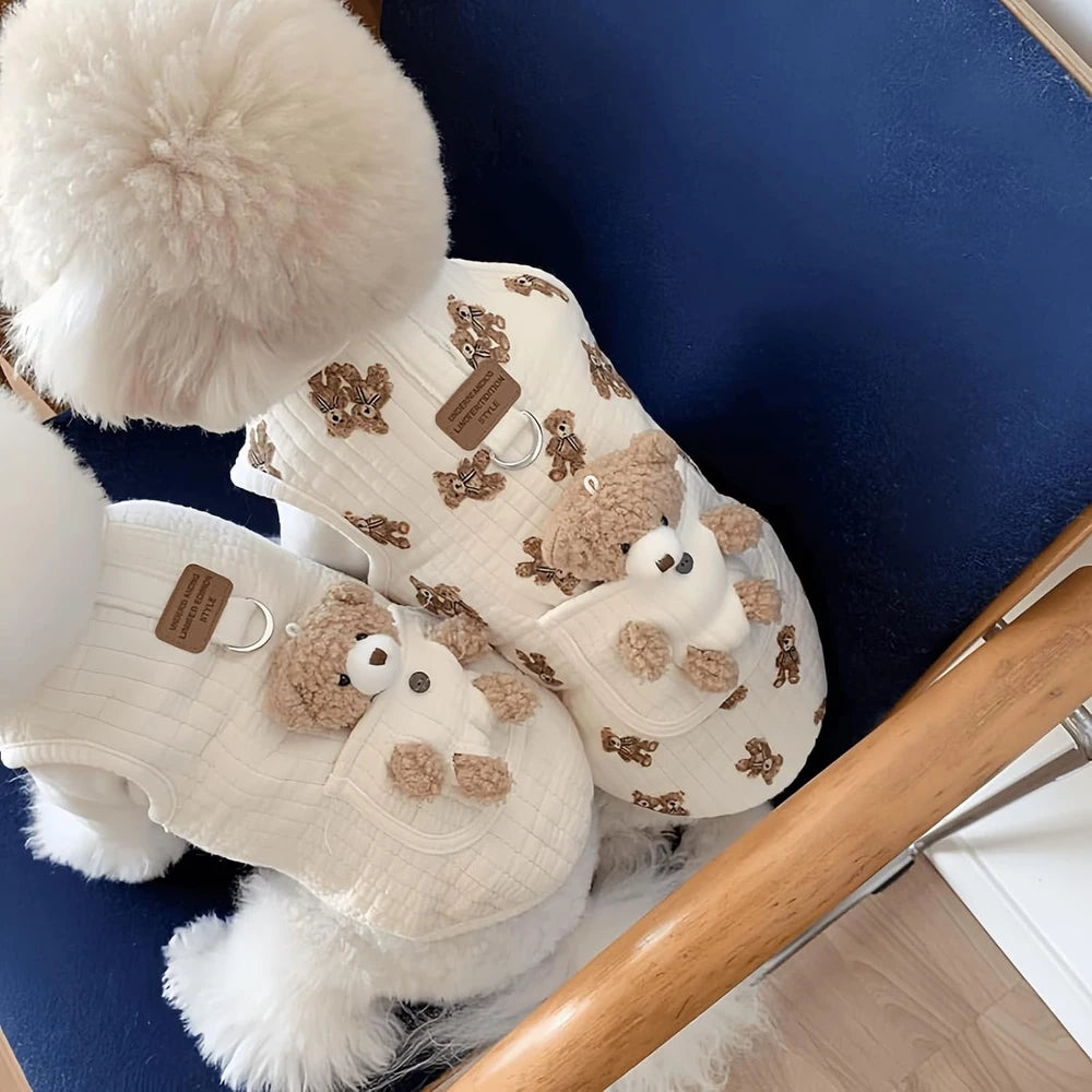 Plush Bear Pet Pullover