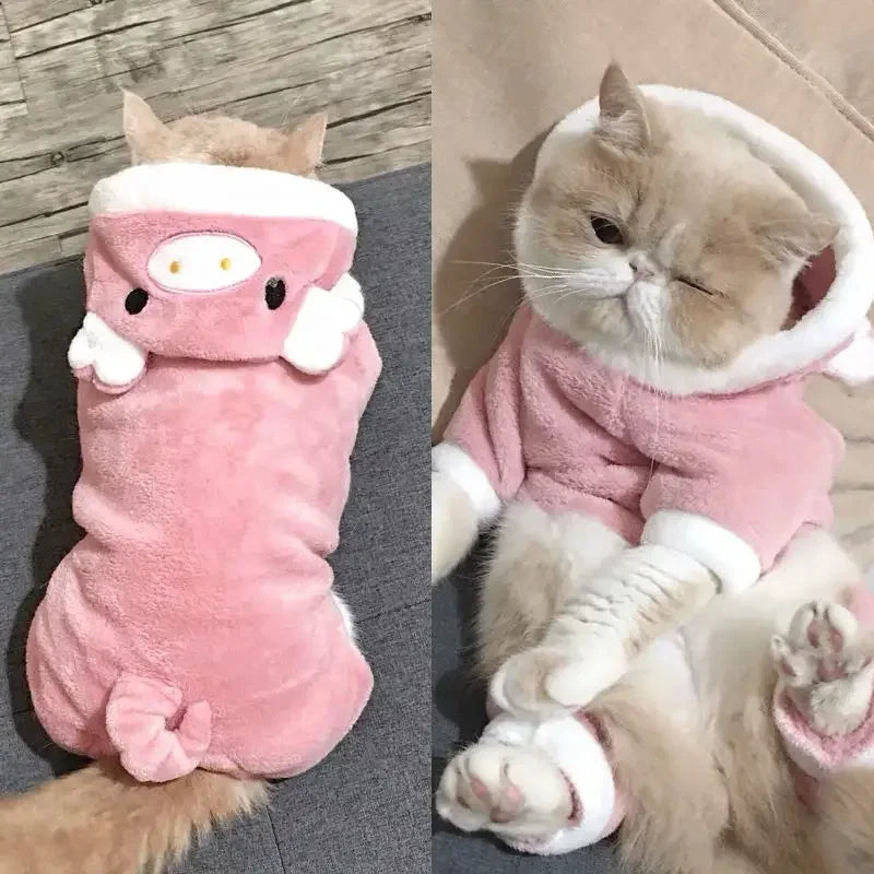 Soft Fleece Dog Jumpsuit