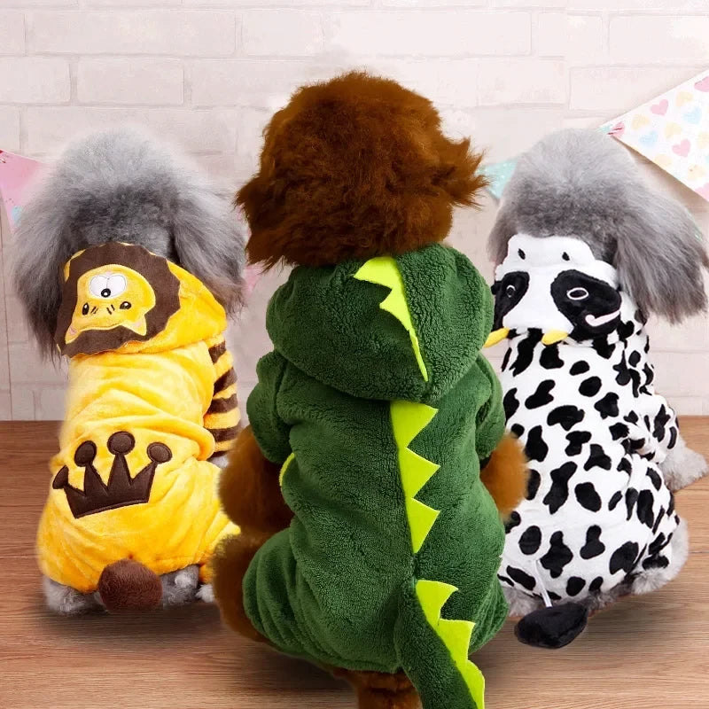 Soft Fleece Dog Jumpsuit