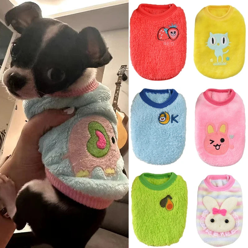 Fleece Tea Cup Dog Sweater