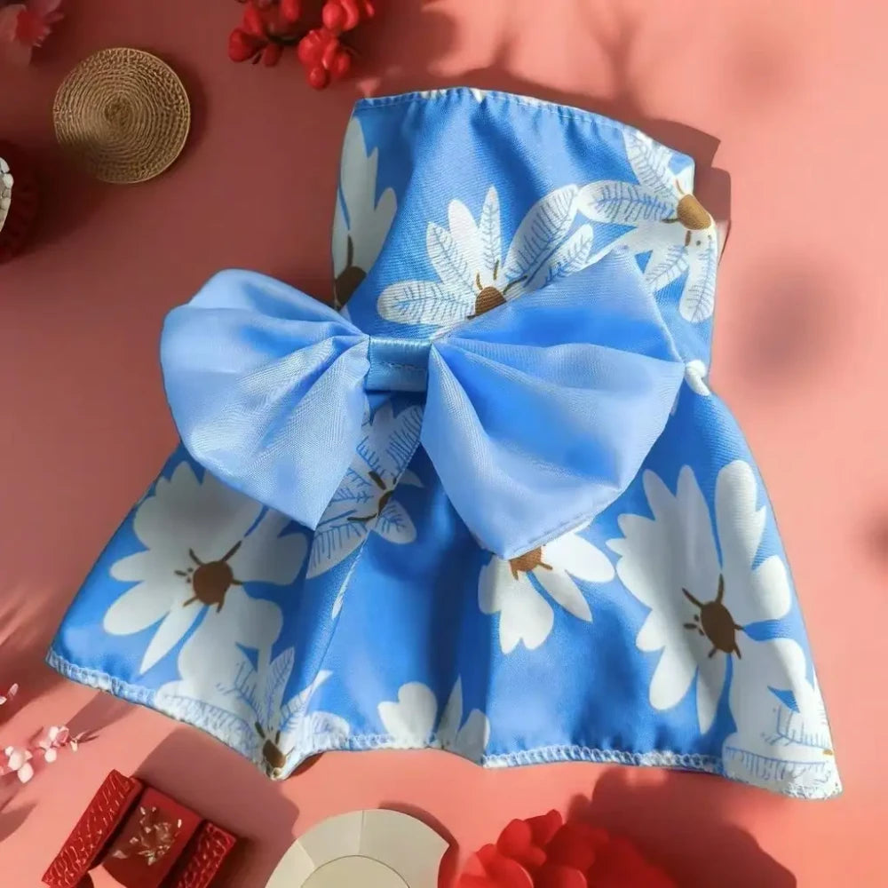 Vibrant Floral Pet Dress