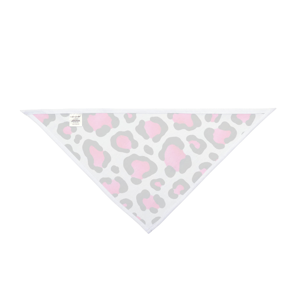 Pink Leopard Pet Bandana - Trendy Animal Print Dog & Cat Accessory