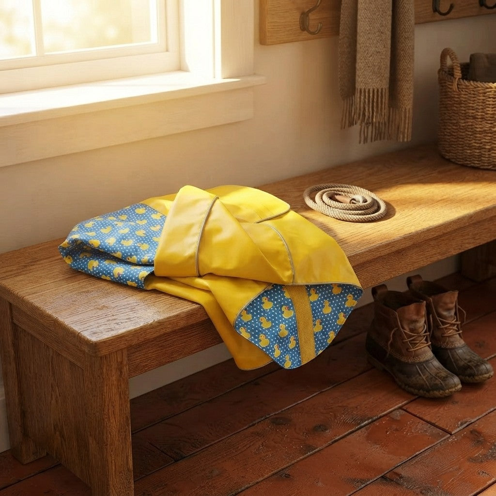 Waterproof Reversible Dog Raincoat